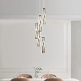 Luxury Long Crystal Pendant Light